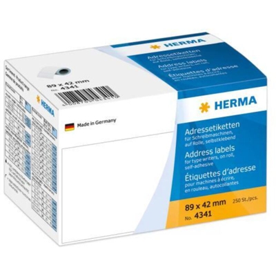 HERMA 4341 etichetta per corrispondenza Bianco