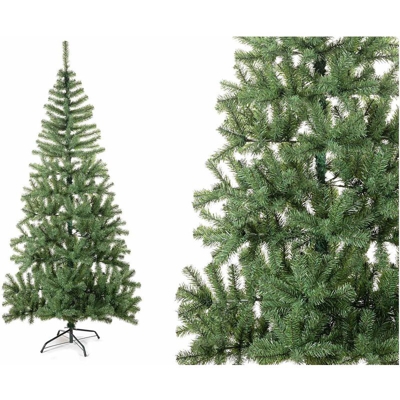 Albero di Natale artificiale pino verde folto con 658 rami 2,10 metri