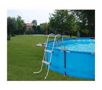 Scaletta Per Piscina 2 Gradini - Altezza 84 cm - Peso 5,6 Kg Bestway