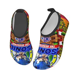 So_Nic The Hed_Gehog - Calzature per bambini, a piedi nudi, ad asciugatura rapida, per spiaggia e nuoto all'aperto, nero6, 31 EU en oferta
