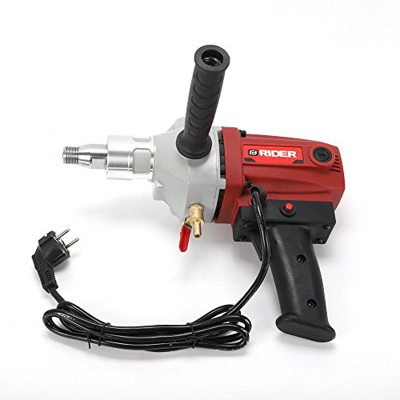 Trapano diamantato, 1600 W, fresa a corona bagnata, 130 mm, campo di foratura, 2000 giri/min.