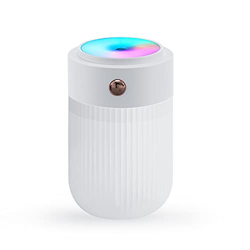 Calager Umidificatore Ambiente casa, 30dB Super Silenzioso diffusore, umidificatore Bambini con Luce LED 7 Colori, 2 modalità Portatile umidificatore  características