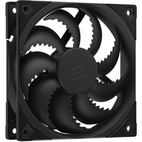 Fluctus 120 PWM Case per computer Ventilatore 12 cm Nero 1 pz, Ventola