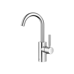 Dornbracht Meta miscelatore monocomando per lavabo con scarico, sporgenza 123 mm, bocca girevole a 360, colorazione: Platino Opaco - 33510661-06 precio