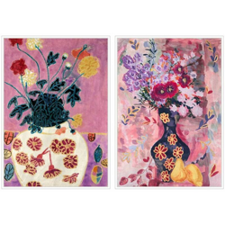 Quadro Vaso (2 pcs) (53 x 4.3 x 73 cm) - Dkd Home Decor precio