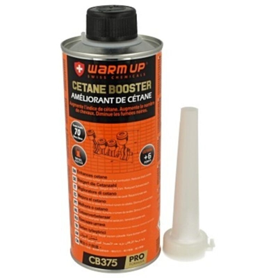 WARM UP Cetane Booster CB375 Miglioratore di Cetano Aumento Cavalli Addittivi Per Diesel 375ml