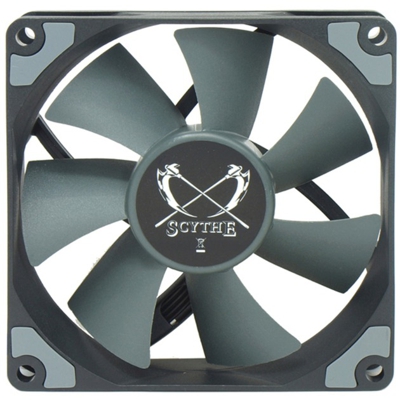 Kaze Flex 92mm PWM Case per computer Refrigeratore 9,2 cm Nero, Grigio, Ventola