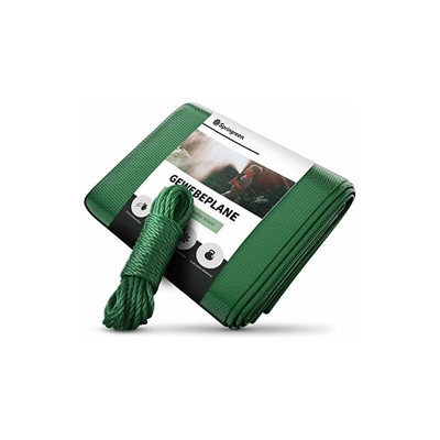 Telone verde primavera 2x3m - Telone in tessuto extra impermeabile e rinforzato per proteggere mobili, legno e come base o protezione dal sole