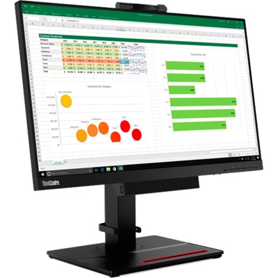 ThinkCentre Tiny-In-One 60,5 cm (23.8") 1920 x 1080 Pixel Full HD LED Nero, Monitor LED