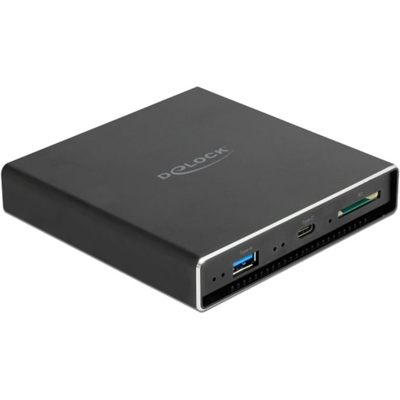42618 custodia per unità di archiviazione Cover Metallo Nero, Disk enclosure