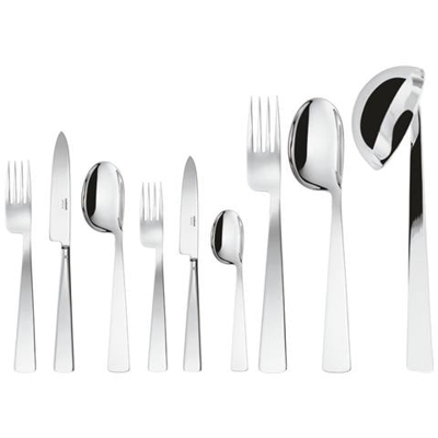 Servizio 75 Pz Manico Orfèvre Conca Gio Ponti Inox