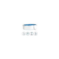 Piscina fuori terra in acciaio ACQUAMARINA bianca 490x360x120 cm precio