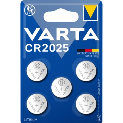 LITHIUM Coin CR2025, Batteria