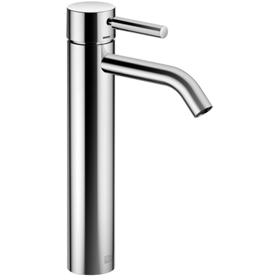Dornbracht Meta miscelatore monocomando per lavabo con piede rialzato, senza scarico, per lutilizzo su lavabi da appoggio, sporgenza 136 mm,
