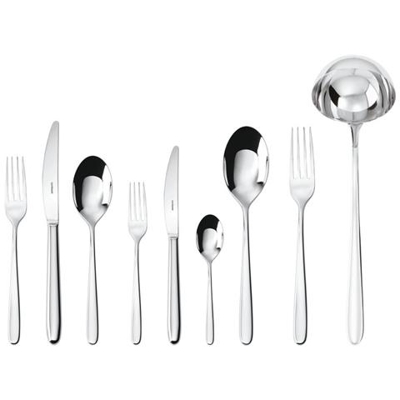 Servizio 75 Pz Monoblocco Hannah Inox