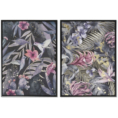 Quadro Frunze (2 pcs) (53 x 4.3 x 73 cm) - Dkd Home Decor