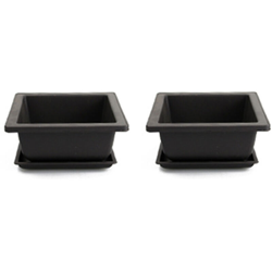 Quadrato rettangolare versione leggera versione profonda antico imitazione argilla viola vaso succulento giardinaggio vaso verde vaso di plastica en oferta