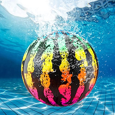 Faffooz Anguria Pallone Da Spiaggia Gonfiabile Pallone Gonfiabile Piscina Palla Gonfiabile per Bambini Palla di Anguria Sott'Acqua per Piscina, Spiagg