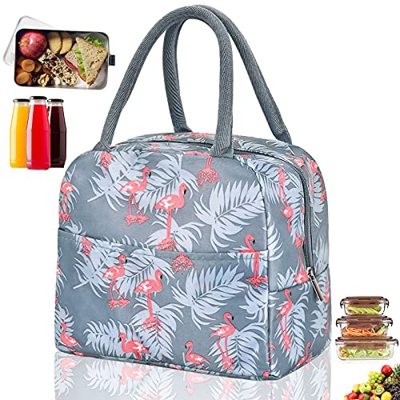 Borsa Isotermica da Pranzo, 6L Borsa Frigo Piccole Pieghevole, Borsa termica pieghevole, Frigo Isoterma per Alimenti, Borsa Pranzo, Leggera e Impermea