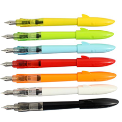 Zoohot Jinhao Penne stilografiche punta medio forma di squalo Set di 7 colori precio