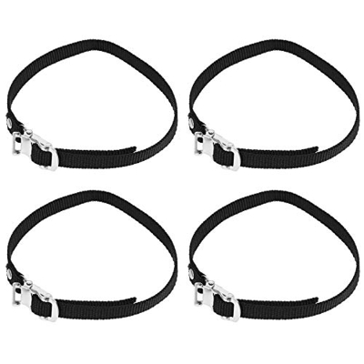 BESPORTBLE 4Pcs della Bici Pedale Cinghie Bicicletta Piedi di Forma Fisica della Cinghia Esercizio Spin Bike Pedale Punta Clip Cinture per BMX Mountai