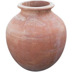 Vaso giara in terracotta di galestro 100% Made in Italy interamente lavorata a mano en oferta