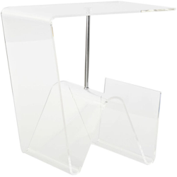 Tavolo Porta Riviste DKD Home Decor Trasparente Acrilico Metallo (40 x 30 x 44 cm) precio