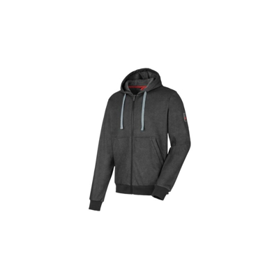Felpa Denim fullzip nera Würth MODYF, Taglia 4XL - nero denim