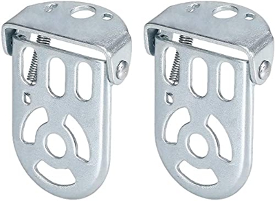 2 Pz Pieghevole Pedale Posteriore Della Bicicletta Pedale Posteriore Assale Bicicletta Pieghevole Poggiapiedi per Bambini Bike Sedile Posteriore (d'ar