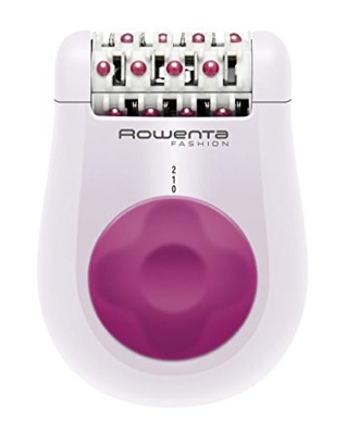 Rowenta Fashion EP1030F5 Epilatore Elettrico, Due velocità, Bianco/Rosa