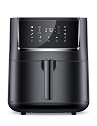 Friggitrice ad Aria, 1750W Airfryer con LED Touch Screen, Timer, Temperatura Regolabile e cestello antiaderente, 11 Menù Preimpostati e 50 Ricette Ele en oferta