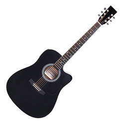 Classic Cantabile WS-10BK-CE chitarra folk Pickup nero características