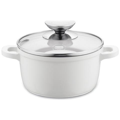 Casseruola 2 Maniglie + Coperchio In Vetro 16 Cm Antiaderente Berndes