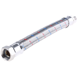 Tubo flessibile RS PRO, rivestito in EPDM, lungo 300mm, 10 bar max, connessione BSP 3/4" femmina x BSP 3/4" maschio, en oferta