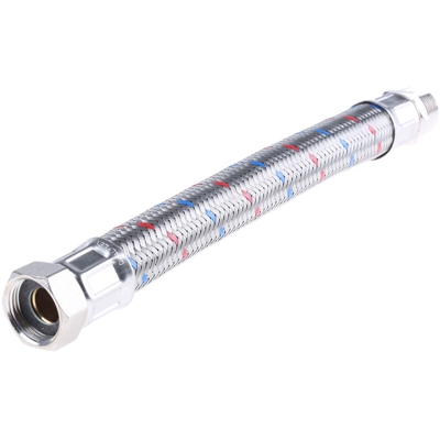 Tubo flessibile RS PRO, rivestito in EPDM, lungo 300mm, 10 bar max, connessione BSP 3/4" femmina x BSP 3/4" maschio,