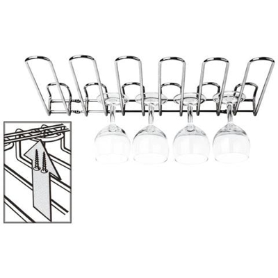 Rastrelliera Porta Bicchieri Fissaggio Sospeso - Buffet