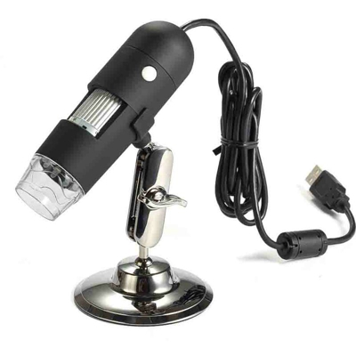 Microscopio digitale RS PRO, 20 - 200, ris. 2M pixel, interfaccia USB, con illuminazione