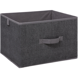 Scatola porta oggetti in polipropilene Grigio Scuro ORSO 36x24x h28 cm precio