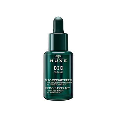 NUXE BIO ORGANIC OLEO EXTRACT RIZ HUILE NUIT FONDAMENTALE NUTRI REGENERANTE 30 ML