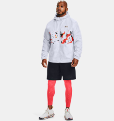 Giacca UA Sportstyle Wind Upstream Camo da uomo características