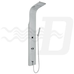 COLONNA DOCCIA PARETE ATTREZZATA MULTIFUNZIONE IDROMASSAGGIO VITTORIA CON LED en oferta