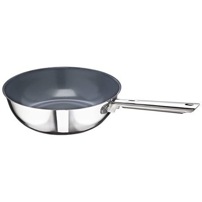 Padella Per Wok, Acciaio Inox (edelstahl), 28 Cm