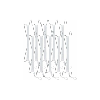 Gabbia per pomodori, ganci a M, 10 pezzi, ganci per pomodori, con corda, cravatte e supporti per pomodori, clip di supporto per piante di pomodori,