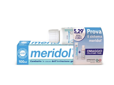 meridol(R) Dentifricio + Omaggio Collutorio