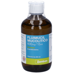 Fluimucil Mucolitico 600 mg/15 ml Sciroppo Aroma Fragola en oferta
