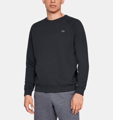 Felpa UA Rival Fleece Crew da uomo