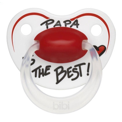 Bibi Pacifier Papa Is The Best 6-16 Months