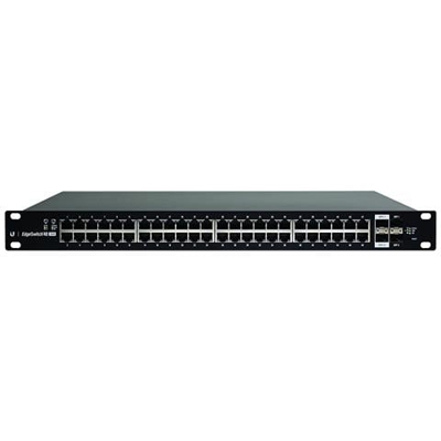 Switch con 48 Porte Gigabit Ethernet PoE 1U Colore Nero