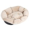 Ferplast Cesta-sofà Siesta Deluxe nera con rivestimento beige - Set Tg. 6, L 70,5 x P 52 x H 23,5 cm precio