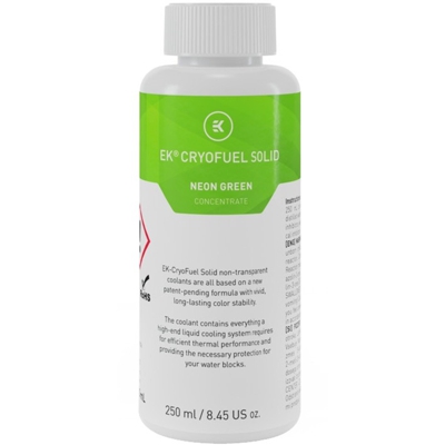 EK-CryoFuel Solid Neon Green (Concentrate 250mL), Liquido refrigerante